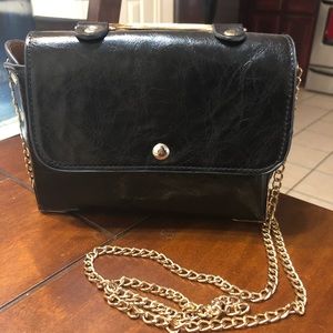 Cute black mini purse.